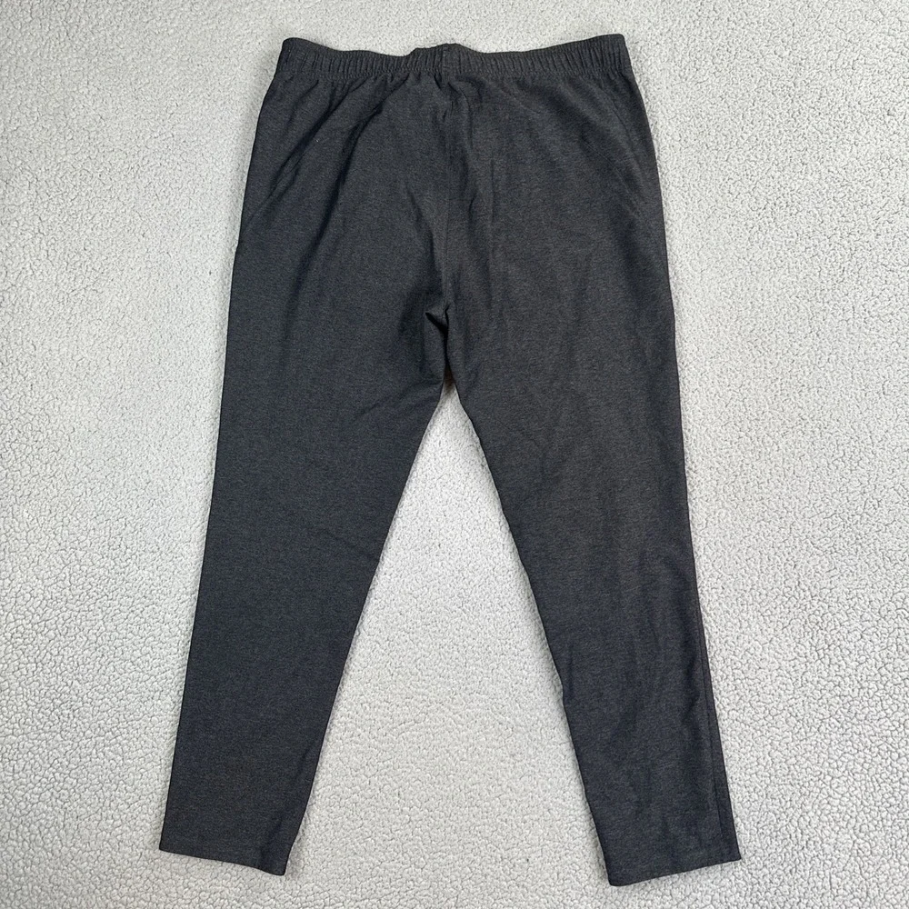 RHONE Guru Lounge Pants Men Large Black Slim Stretch Tech Performance 100145